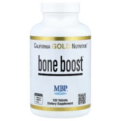 California Gold Nutrition Bone Boost® com Cálcio Magnésio Vitamina C e Potássio 120 Comprimidos