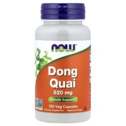 NOW Foods Dong Quai 520 mg 100 Cápsulas Vegetais