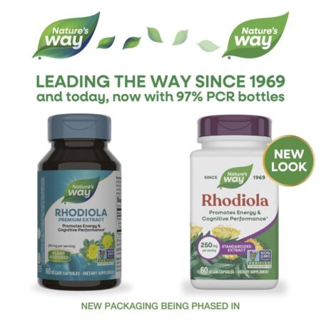 Natures Way Rhodiola 250 mg 60 Cápsulas Veganas — foto 3 Natures Way Rhodiola 250 mg 60 Cápsulas Veganas — foto 3
