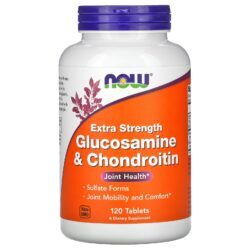 NOW Foods Glicosamina e Condroitina 120 Comprimidos