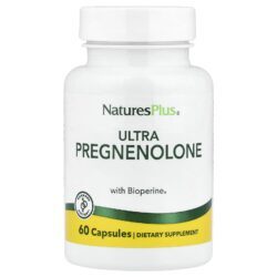 NaturesPlus Ultra Pregnenolona com BioPerine® 60 Cápsulas