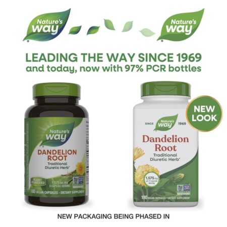 Natures Way Raiz de Dente-de-Leão 180 Cápsulas Veganas (525 mg por Cápsula) - Imagem 3