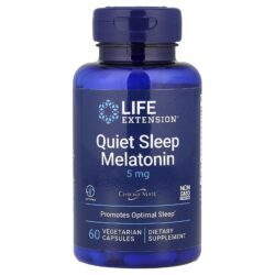 Life Extension Quiet Sleep Melatonina 5 mg 60 Cápsulas Vegetarianas
