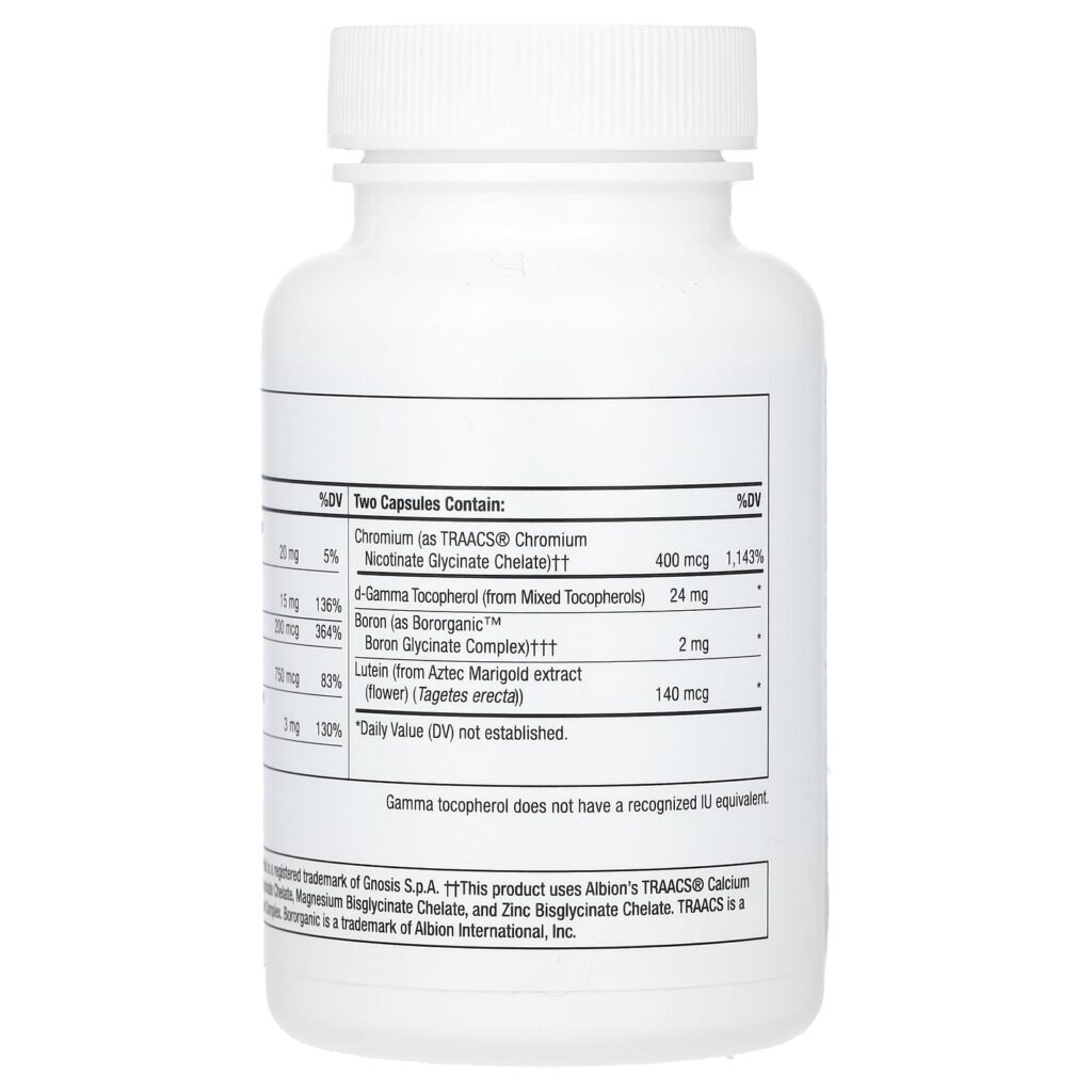 Thorne Basic Nutrients 2/Day 60 Cápsulas - Imagem 5
