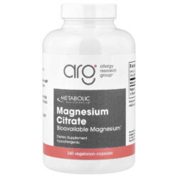 Metabolic Maintenance Citrato de Magnésio 240 Cápsulas Vegetarianas (150 mg por Cápsula)