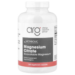 Metabolic Maintenance Citrato de Magnésio 240 Cápsulas Vegetarianas (150 mg por Cápsula)