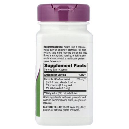 Natures Way Rhodiola 250 mg 60 Cápsulas Veganas — foto 2 Natures Way Rhodiola 250 mg 60 Cápsulas Veganas — foto 2