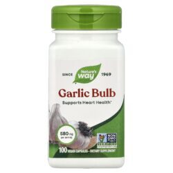 Natures Way Bulbo de Alho 580 mg 100 Cápsulas Veganas