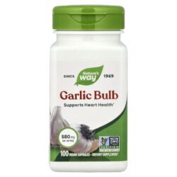 Natures Way Bulbo de Alho 580 mg 100 Cápsulas Veganas