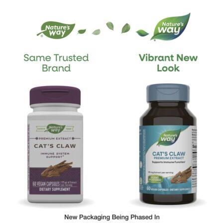 Natures Way Unha de Gato 175 mg 60 Cápsulas Veganas - Imagem 3