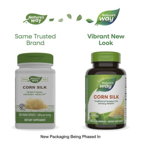 Natures Way Seda de Milho 100 Cápsulas Veganas (400 mg por Cápsula) - Imagem 3