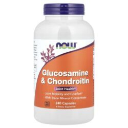 NOW Foods Glucosamina e Condroitina 240 Cápsulas Vegetais