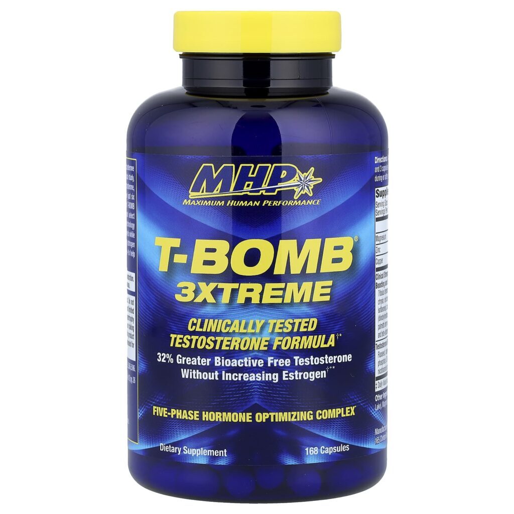MHP T-Bomb® 3Xtreme 168 Cápsulas - Imagem 3
