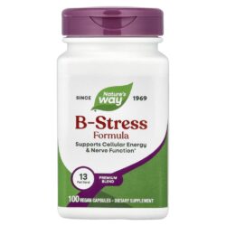 Natures Way Fórmula B-Stress 100 Cápsulas Veganas