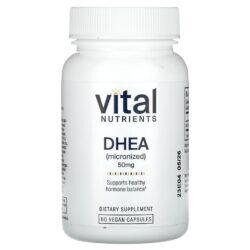 Vital Nutrients DHEA (Micronizado) 50 mg 60 Cápsulas Veganas