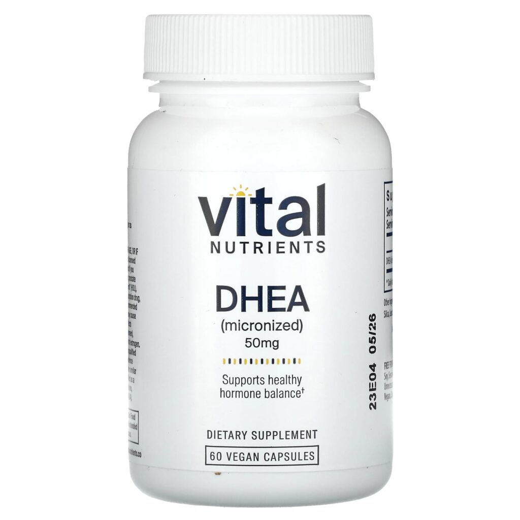 Vital Nutrients DHEA (Micronizado) 50 mg 60 Cápsulas Veganas