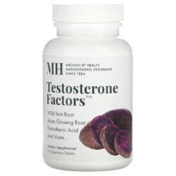 Michaels Health Fatores de testosterona 90 Comprimidos Vegetarianos