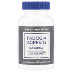 The Vitamin Shoppe Fadogia Agrestis para Homens 60 Cápsulas Vegetais (600 mg por Cápsula)