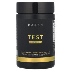 Kaged Elite Series Teste Suporte de Testosterona + Óxido Nítrico 90 Cápsulas