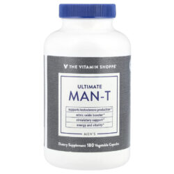 The Vitamin Shoppe Mens Ultimate Man-T 180 Cápsulas Vegetais