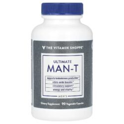 The Vitamin Shoppe Mens Ultimate Man-T 90 Cápsulas Vegetais