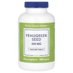 The Vitamin Shoppe Semente de Fenacho 610 mg 200 Cápsulas