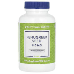 The Vitamin Shoppe Semente de Fenacho 610 mg 100 Cápsulas