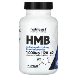 Nutricost Performance HMB 120 Cápsulas (500 mg por Cápsula)