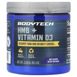 BodyTech HMB + Vitamina D3 Sem Sabor 924 g (326 oz)