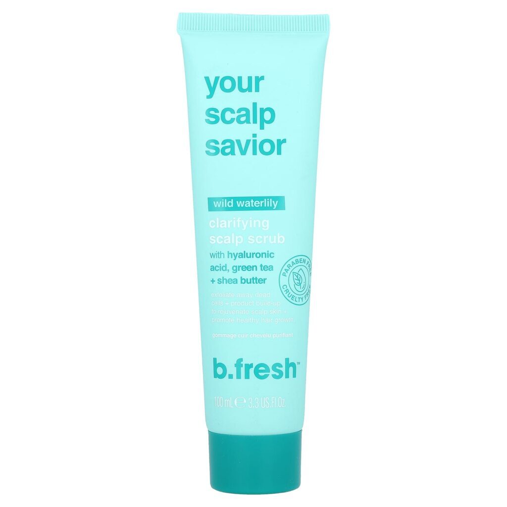 b.fresh Esfoliante Clareador para o Couro Cabeludo Nenúfar Selvagem 100 ml (33 fl oz)