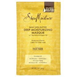 SheaMoisture Manteiga de Karité Crua Máscara de Tratamento Profundo com Algas Marinhas e Óleo de Argão 56 g (2 oz)