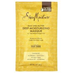 SheaMoisture Manteiga de Karité Crua Máscara de Tratamento Profundo com Algas Marinhas e Óleo de Argão 56 g (2 oz)