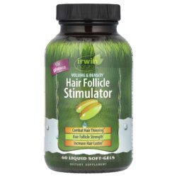 Irwin Naturals Estimulador do Folículo Capilar Para Mulheres 60 Cápsulas Softgel Líquidas