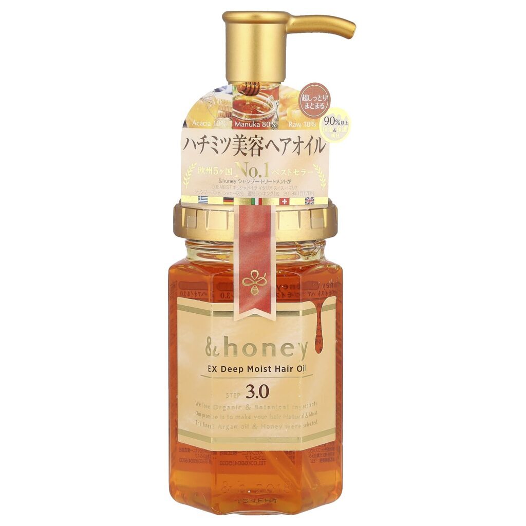 &honey Óleo Capilar EX Deep Moist Mel de Rosas Grandes Búlgaras 100 ml (34 fl oz)