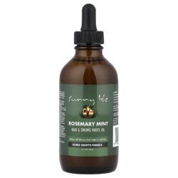 Sunny Isle Alecrim Menta Óleo para Cabelos e Raízes Fortes 118 ml (4 fl oz)