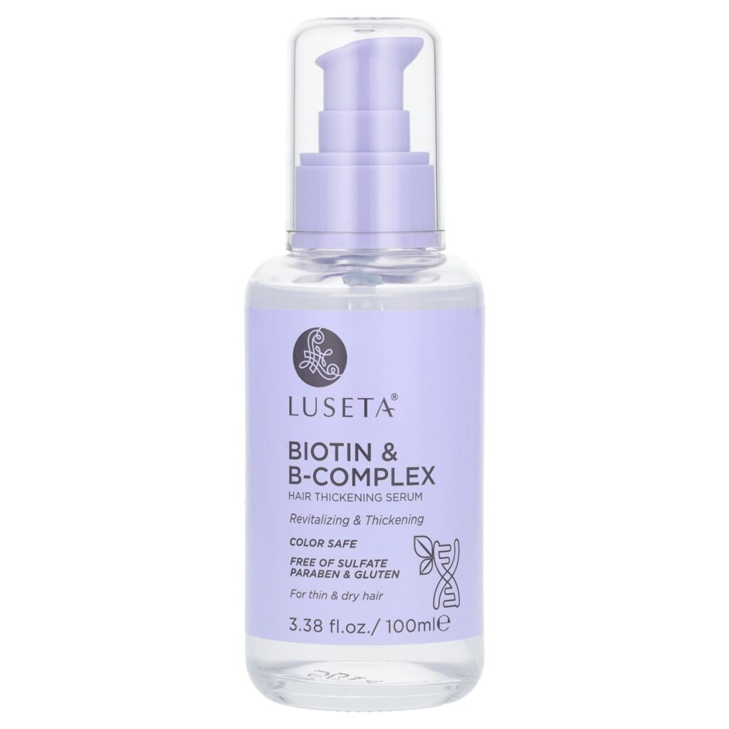 Luseta Beauty Biotina e Complexo B Sérum para Encorpamento dos Fios Para Cabelos Finos e Secos 100 ml (338 fl oz)