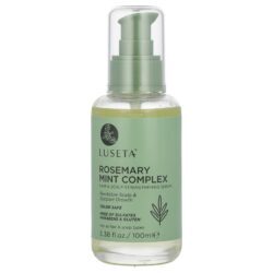 Luseta Beauty Complexo de Alecrim e Menta Sérum para Fortalecimento dos Cabelos e do Couro Cabeludo Para Todos os Tipos de Cabelos e Couro Cabeludo 100 ml (338 fl oz)