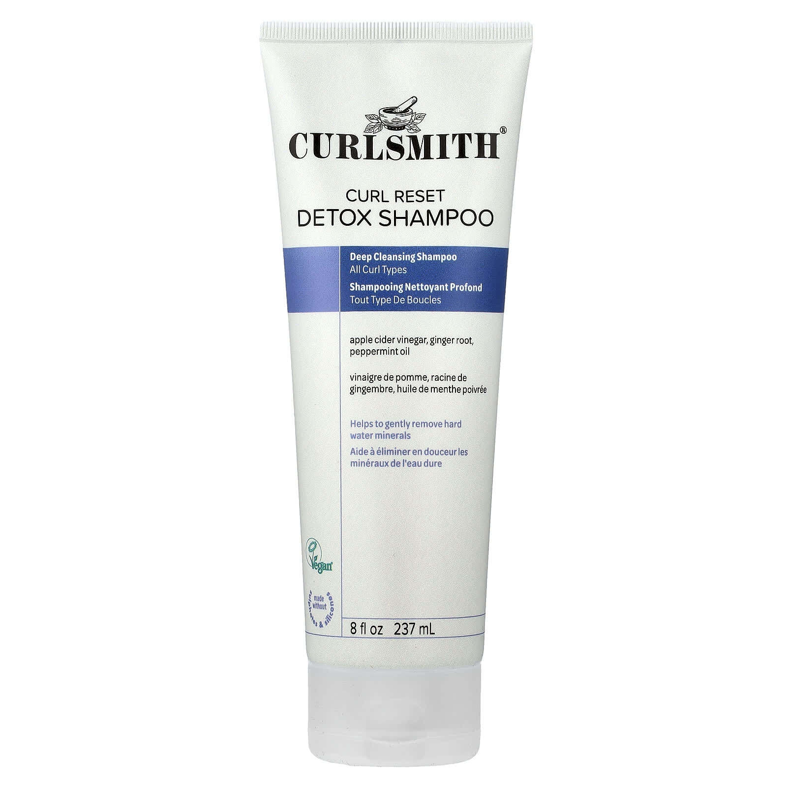 Comprar Curlsmith Shampoo Curl Reset Detox Todos os Tipos de Cachos 237 ...