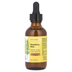 Seven Minerals Óleo de Tratamento para Cabelos e Couro Cabeludo Alecrim e Menta Com Proteína de Arroz e Cafeína 60 ml (2 fl oz)