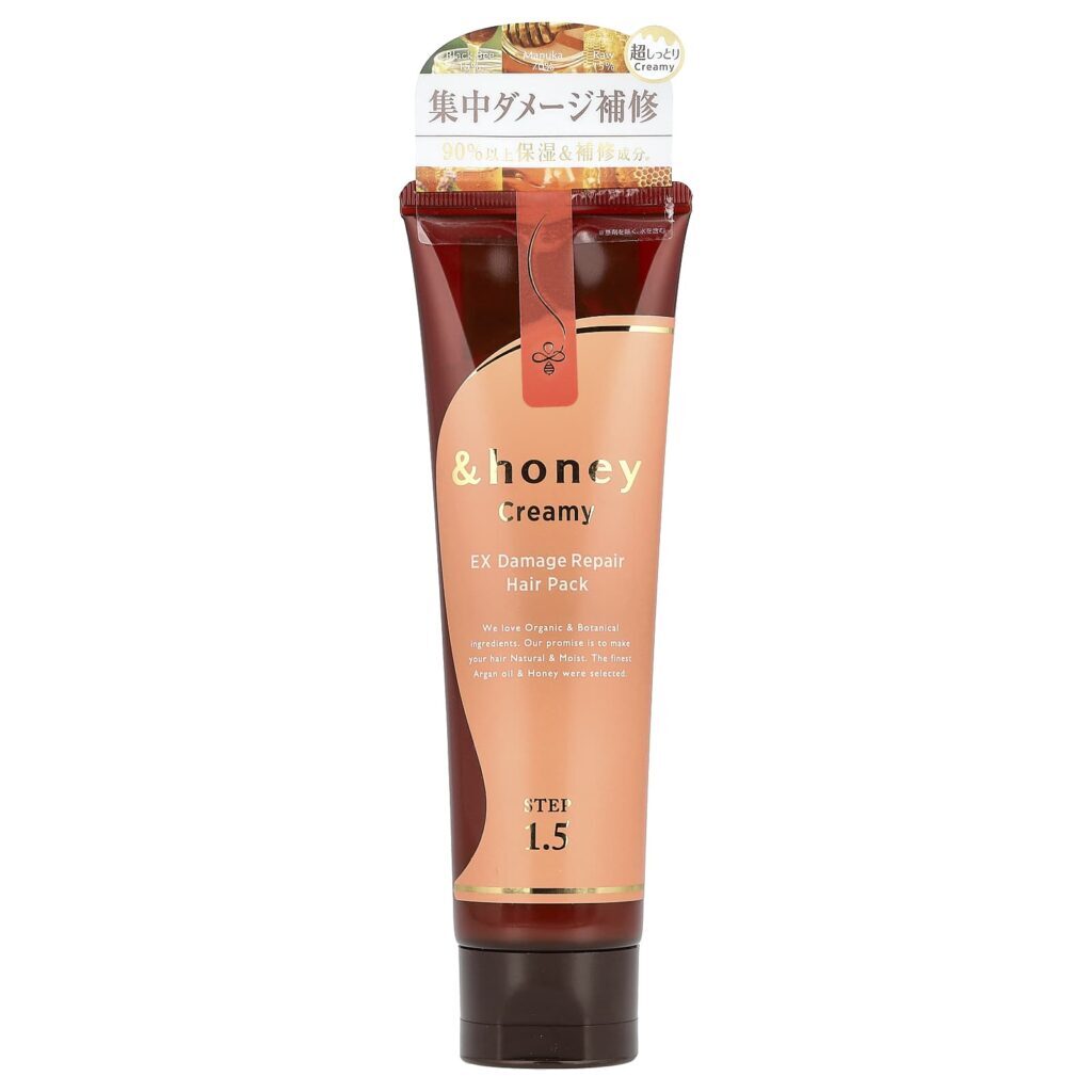 &honey Máscara Capilar Cremosa para Reparação de Danos EX Dream Berry Mel 130 g (45 oz)