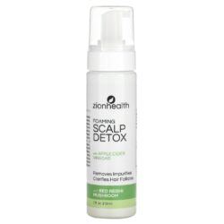 Zion Health Detox do Couro Cabeludo Espuma com Vinagre de Maçã 210 ml 7 fl oz