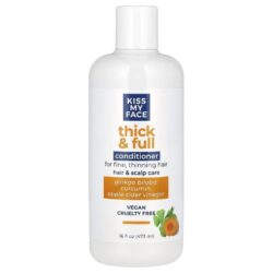Kiss My Face Condicionador Espesso e Encorpado Para Cabelos Finos com Raiz de Cabelo 473 ml (16 fl oz)