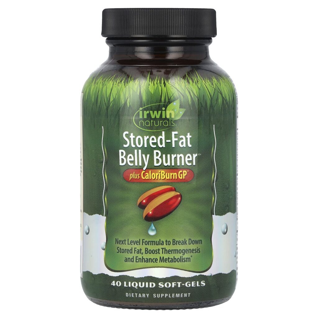 Irwin Naturals Stored-Fat Belly Burner Plus CaloriBurn GP® 40 Liquid Soft-Gels