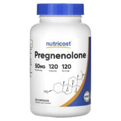 Nutricost Pregnenolona 50 mg 120 Cápsulas