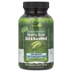 Irwin Naturals PQQ Healthy Brain ALA e BacoMind® 60 Cápsulas Softgel Líquidas