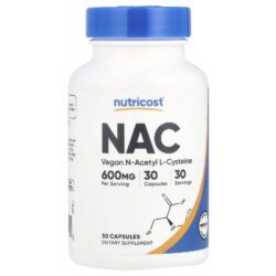 Nutricost NAC 600 mg 30 Cápsulas