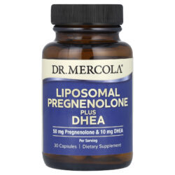 Dr. Mercola Pregnenolona Lipossomal mais DHEA 30 Cápsulas