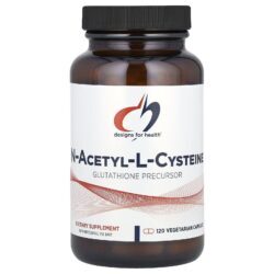 Designs For Health Acetilcisteína 120 Cápsulas Vegetarianas (900 mg por Cápsula)
