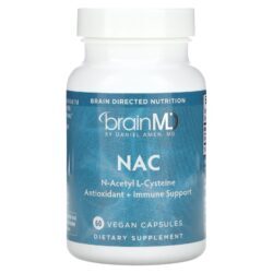 BrainMD NAC 600 mg 60 Cápsulas Veganas