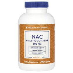 The Vitamin Shoppe NAC 600 mg 200 Cápsulas